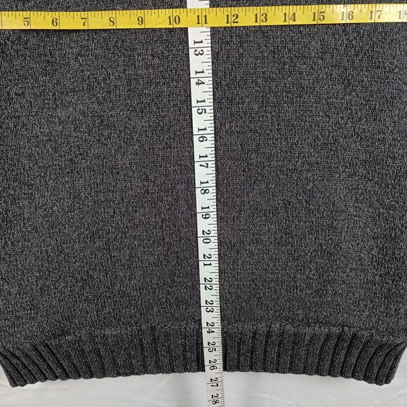 Boston Traders Cardigan Sweater Sherpa Lined Men Extra Large Gray Full Zip - Picture 7 of 9